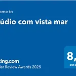 Confortavel Estudio Com Linda Vista Do Mar